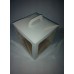 Коробка для пряничного домика, пасхи, торта и т.п. белая , 210*210*210 мм
