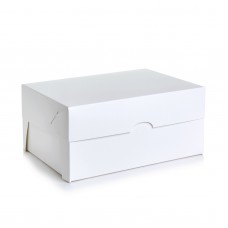 Коробка для 2 капкейков без окна белая. Размер 160*110*85