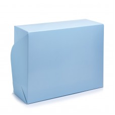 Коробка на 6 капкейков "Голубая", без окна. 240*180*90