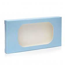 Коробка для плитки шоколада "Голубая 1", 160*80*15