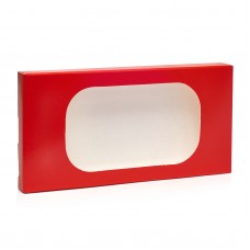 Коробка для плитки шоколада "Красная 1", 160*80*15