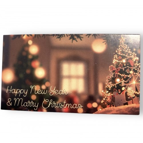 Листівка «Merry Christmas and Happy New Year» №3, 50*90, 20 шт.