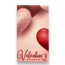 Бірка "Happy Valentine's Day" №14, 50*90, 20 шт.