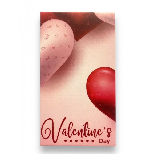 Бірка "Happy Valentine's Day" №14, 50*90, 20 шт.