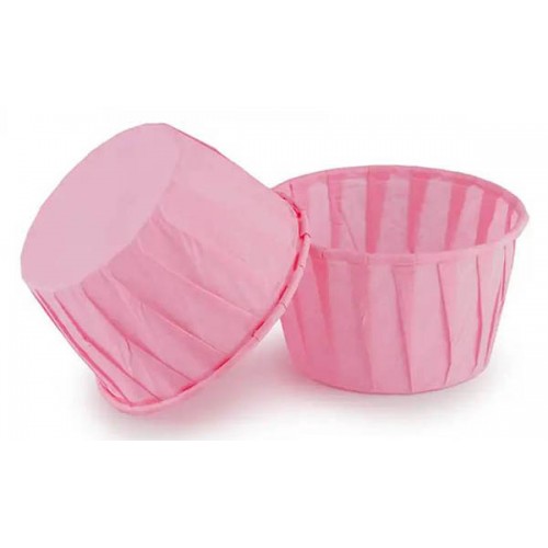 Паперова форма для кексів посилена рожева, 50*40, 20 шт.