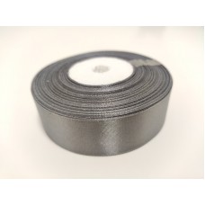 Лента атласная "Сталь", 25 мм