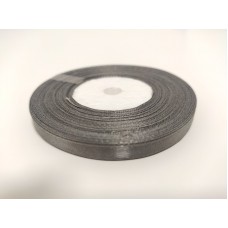 Лента атласная "Сталь", 6 мм