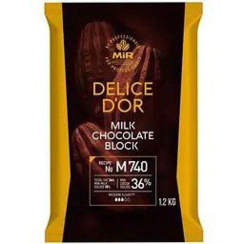 Шоколад білий 36% DELICE МИР, 1.2 кг