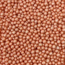 Рисовые шарики персиковые, Ø3-5 мм, 50 г