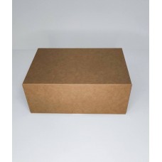 Коробка для 6 капкейків із крафта без вікна, 240*180*90