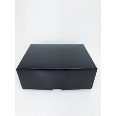 Коробка для 6 капкейків чорна без вікна, 240*180*90
