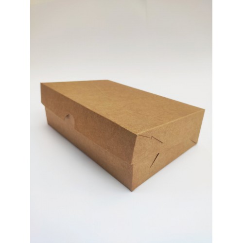 Коробка для еклерів з крафта, 225*150*60