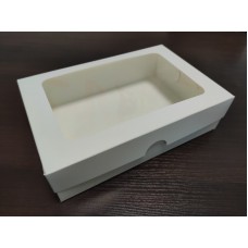 Коробка для еклерів з віконцем, 225*150*60