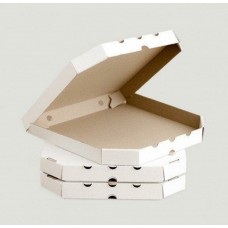 Коробка для пиццы бело-бурая, 320*320*35