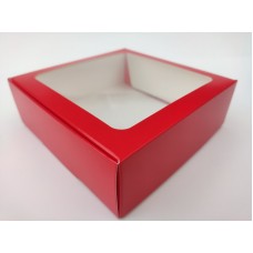 Коробка "Червона" із вікном, 150*150*50