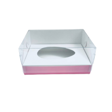 Аквариум розовый под новый десерт «Яйцо», 240*180*110