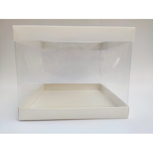 Коробка для торта з прозорими стінками "Панорама" 246*246*200 мм