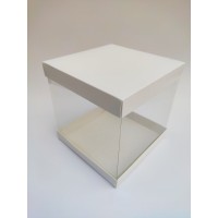 Коробка для торта с прозрачными стенками, 196*196*200