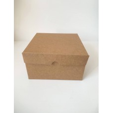 Коробка «Крафт» без окна для бенто-тортов, кексов, сувениров, 160*160*90