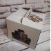 Коробка для торта с фигурным окном размер 300*300*250 мм