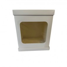 Коробка для торта з вікном з трьох частин, 250*250*300
