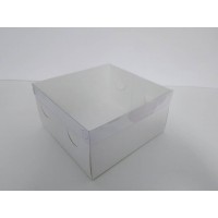 Коробка для торта с пластиковой крышкой, 200*200*105