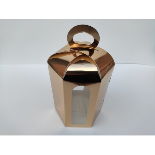 Коробка "Пасха золото", 150*180(диаметром 130мм.)