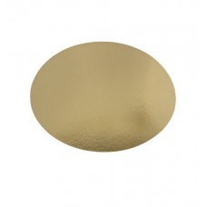 Подложка "Золото" односторонняя на основе макулатурного картона, диаметр 256 мм