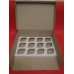 Коробка из микрогофры для 12 капкейков без окна Размер 350*250*110 мм.