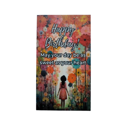 Бірка «Happy birthday» №4, 20 шт.
