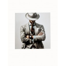 Бірка «man`s style». 60*60, 20 шт.