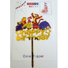 Топпер "Happy birthday” Винни-Пух, акриловый пластик, 110*150 Топпер "Happy birthday” Винни-Пух, акриловый пластик, 110*150