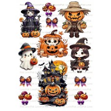 Печать на сахарной бумаге Halloween 3