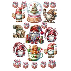 Печать на сахарной бумаге Новый год 2 Печать на сахарной бумаге Новый год 2