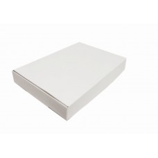 Картонна коробка для пряників біла без вікна, 220*150*30мм