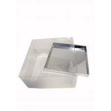 Коробка "Акваріум" срібло, 170*170*80мм Коробка "Акваріум" срібло, 170*170*80мм