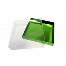 Коробка "Акваріум" смарагд, 200*200*50мм Коробка "Акваріум" смарагд, 200*200*50мм