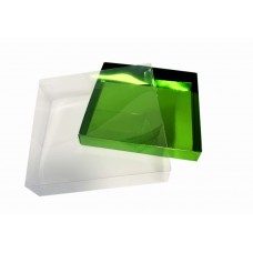 Коробка "Акваріум" смарагд, 200*200*70мм Коробка "Акваріум" смарагд, 200*200*70мм