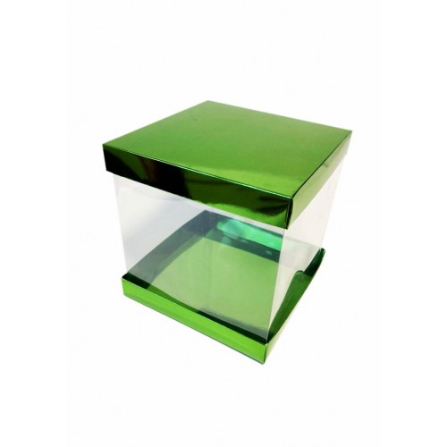 Коробка "Панорама" смарагд, 200*200*200