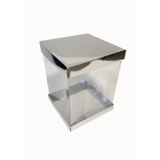 Коробка "Панорама" срібло, 200*200*250 Коробка "Панорама" срібло, 200*200*250