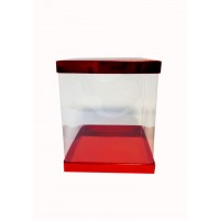 Коробка "Панорама" червона, 170*170*200