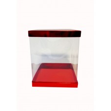 Коробка "Панорама" червона, 170*170*200 Коробка "Панорама" червона, 170*170*200